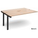 Adapt 1200mm Deep 2 Person Extension Desk